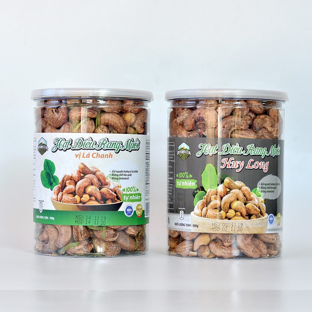 500g Hạt điều rang muối Bình Phước chuẩn ISO9001
