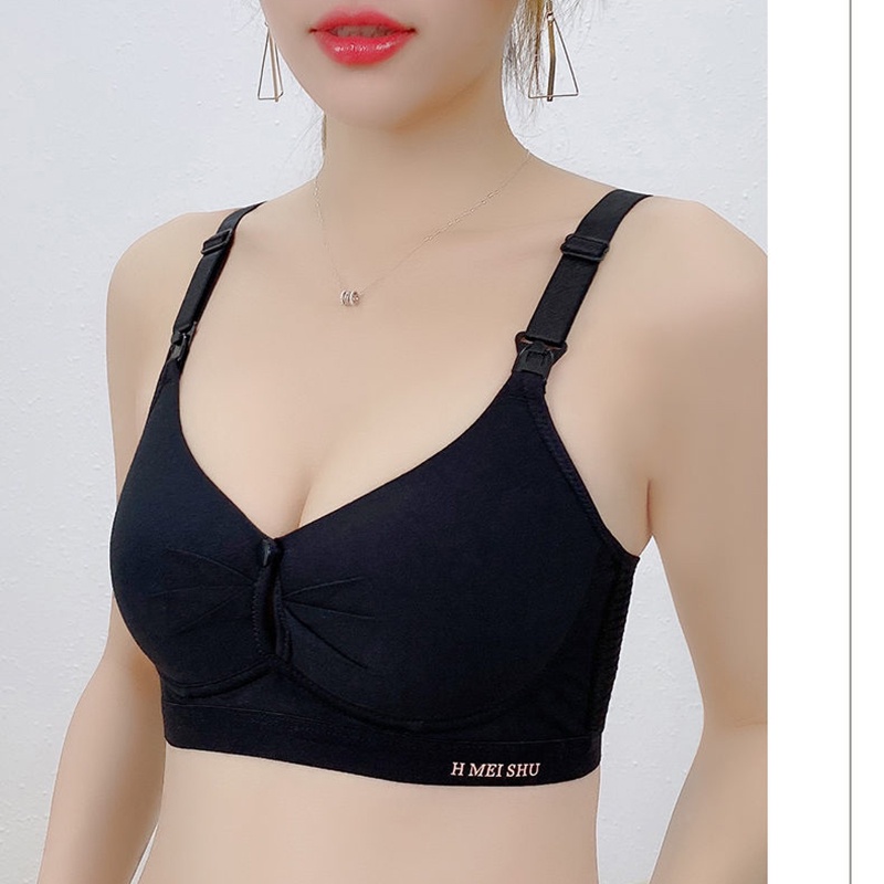 Áo Ngực Không Đường May Thoáng Khí Chống Chảy Xệ Cho Mẹ Bầu