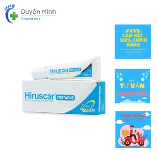 GEL GIẢM MỤN THÂM VÀ SẸO LÕM, GIẢM TÁI PHÁT MỤN HIRUSCAR POST ACNE TUÝP 5g/10g