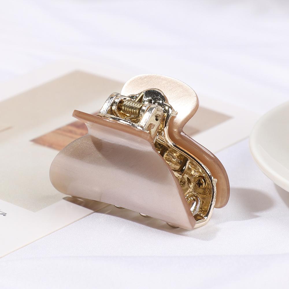 Kẹp Tóc Càng Cua Cỡ Nhỏ Bằng Acrylic Thời Trang