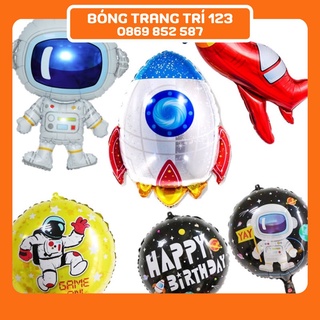 Bóng trang trí chủ đề phi hành gia, máy bay