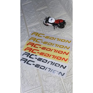 bộ 2 tem dán phuộc xe máy RC-edition