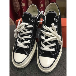 Giày thể thao cv đen thấp