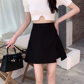 Chân váy ôm form ngắn xẻ tà trước có quần trong