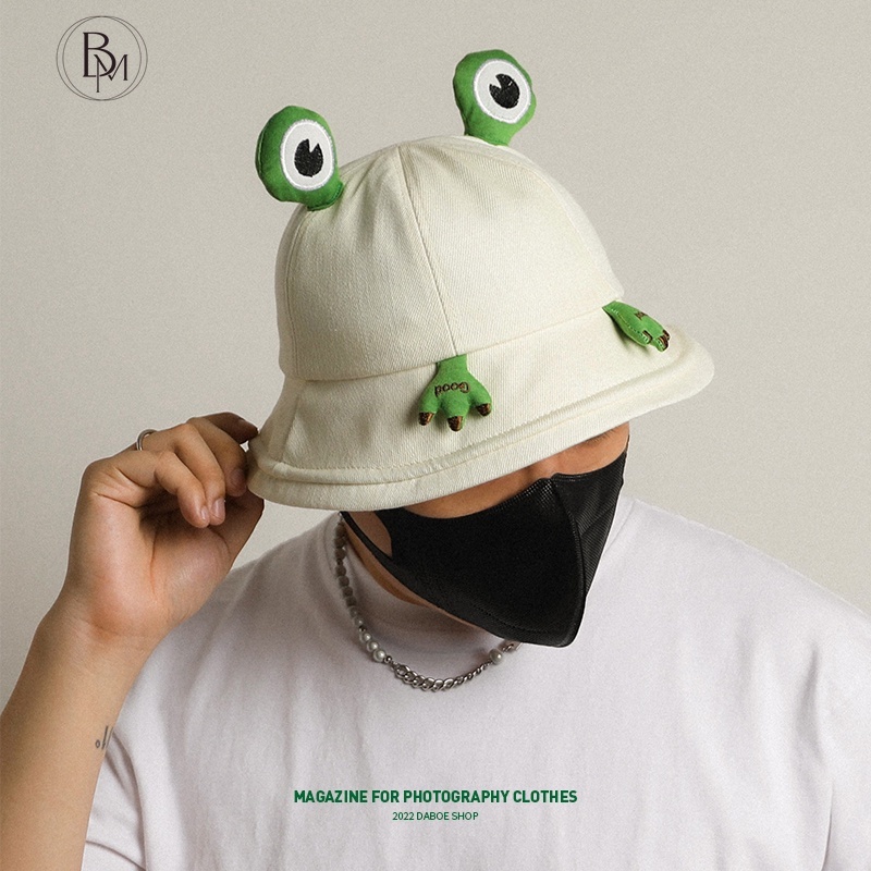 Mũ BANMA vành rộng bằng cotton họa tiết hoạt hình xinh xắn phong cách Nhật Bản