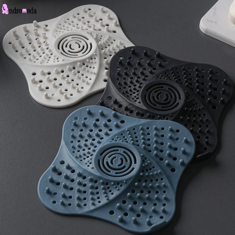 Nắp Silicone Lọc Rác Chống Tắc Nghẽn Ống Thoát Nước Nhà Tắm/Phòng Bếp Tiện Dụng