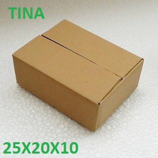 Thùng Carton  size 25X20X10cm 20Hộp carton Giấy