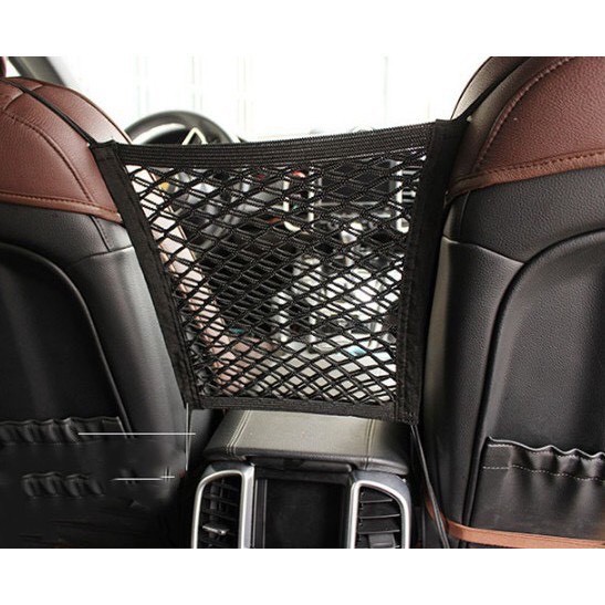Túi lưới ô tô , túi lưới đựng đồ ô tô , có thể ngăn cách giữa 2 ghế siêu tiện lợi