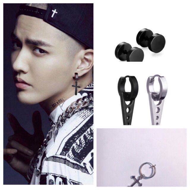 Khuyên tai nam phong cách idol hàn quốc bts