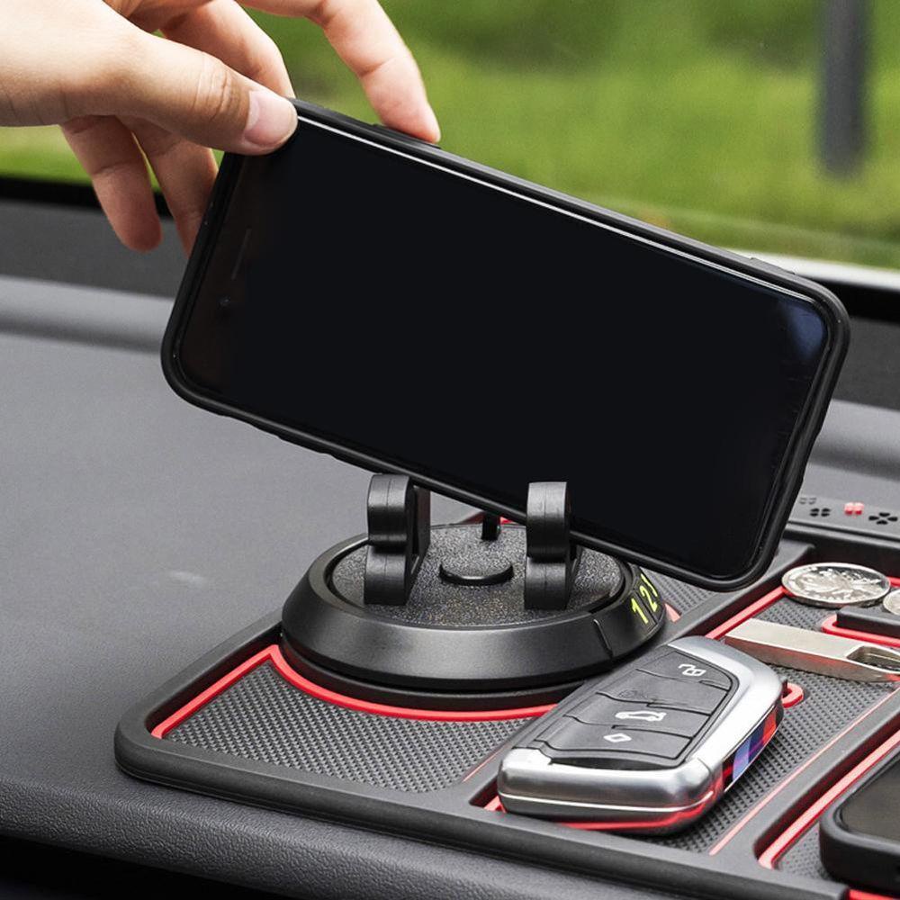 REBUY1 Giá Đỡ Điện Thoại Chống Trượt 4 Trong 1 Tiện Dụng Cho Xe Hơi
