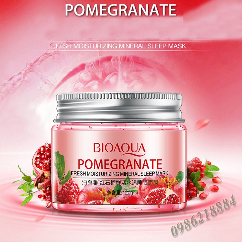 Mặt nạ ngủ hoa quả Bioaqua Kiwifruit Pomegranate BKP12