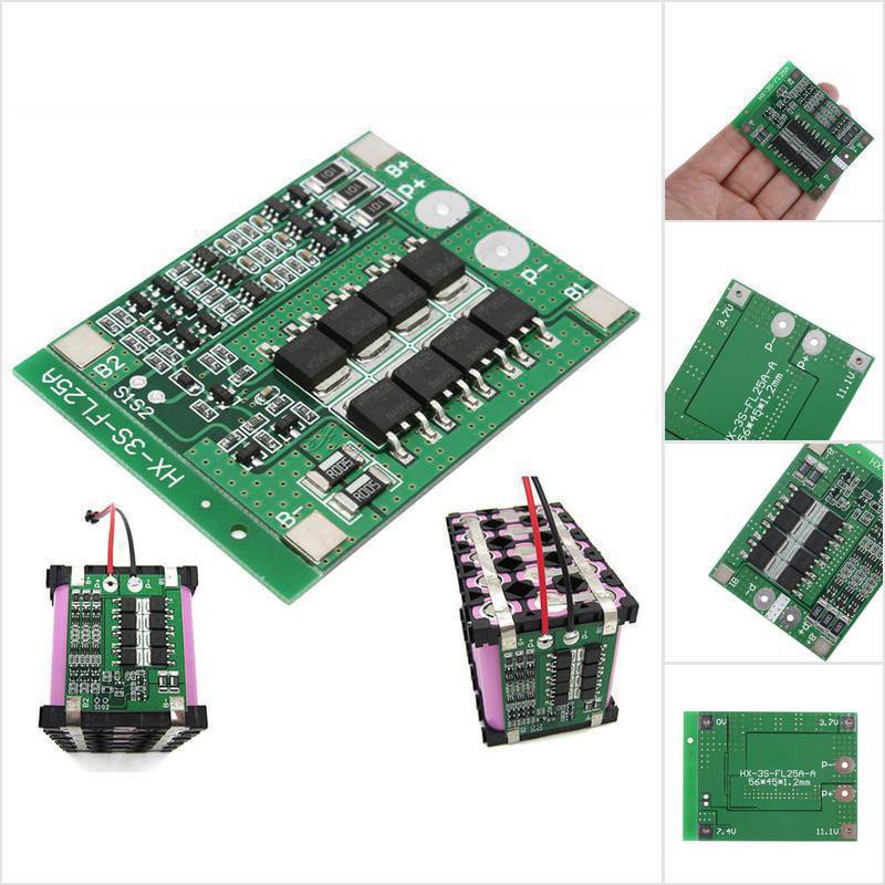 Cân Bằng Bảo Vệ Pin Lithium 3s 25a 12v 11.1v 4.6v 18650