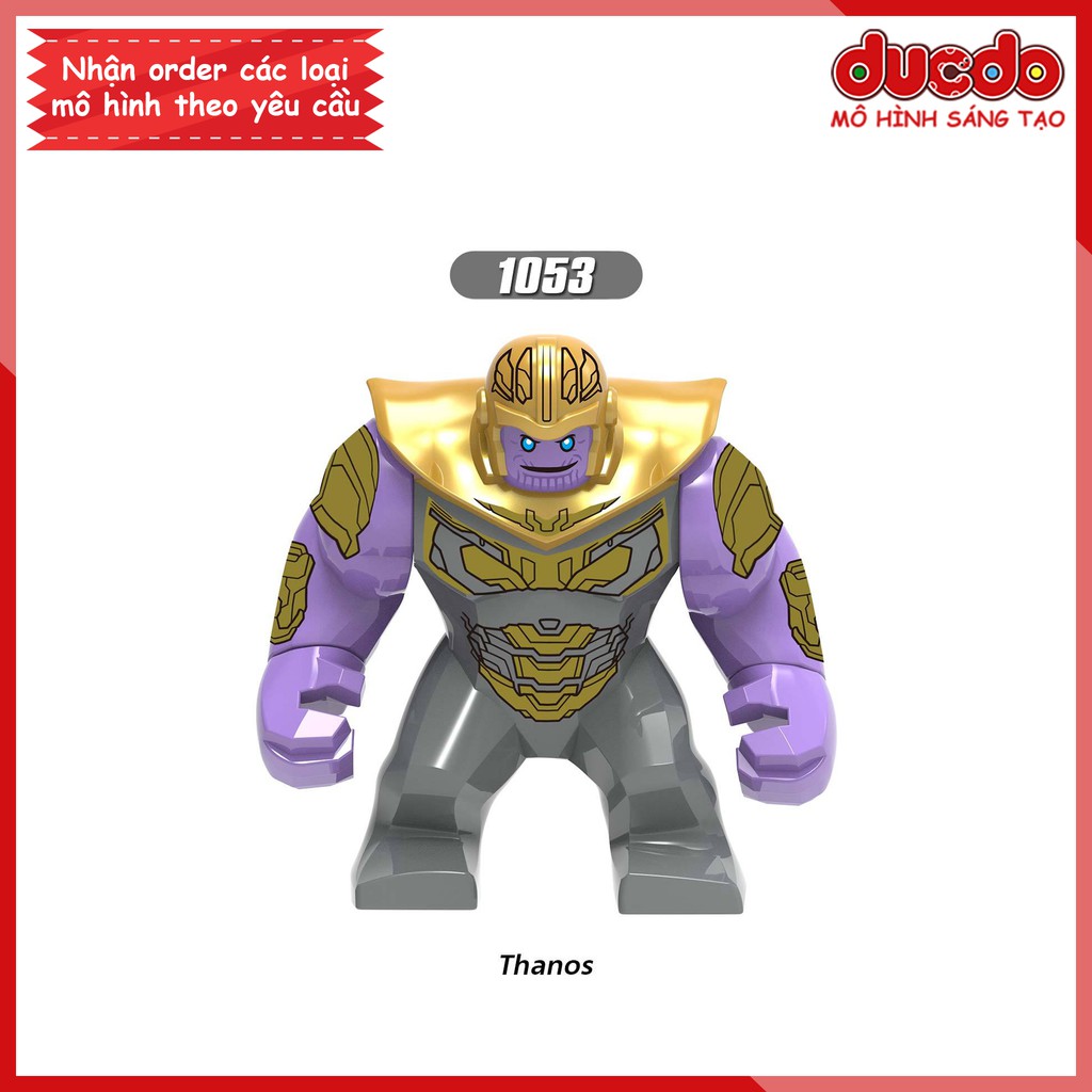 Bigfig siêu ác nhân vũ trụ THANOS - Đồ chơi Lắp ghép Xếp hình Mini Minifigures Big Fig SuperHero Iron Man XINH 1053