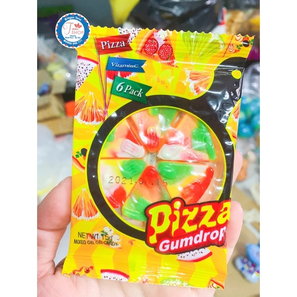 1 gói Kẹo dẻo pizza 6 miếng