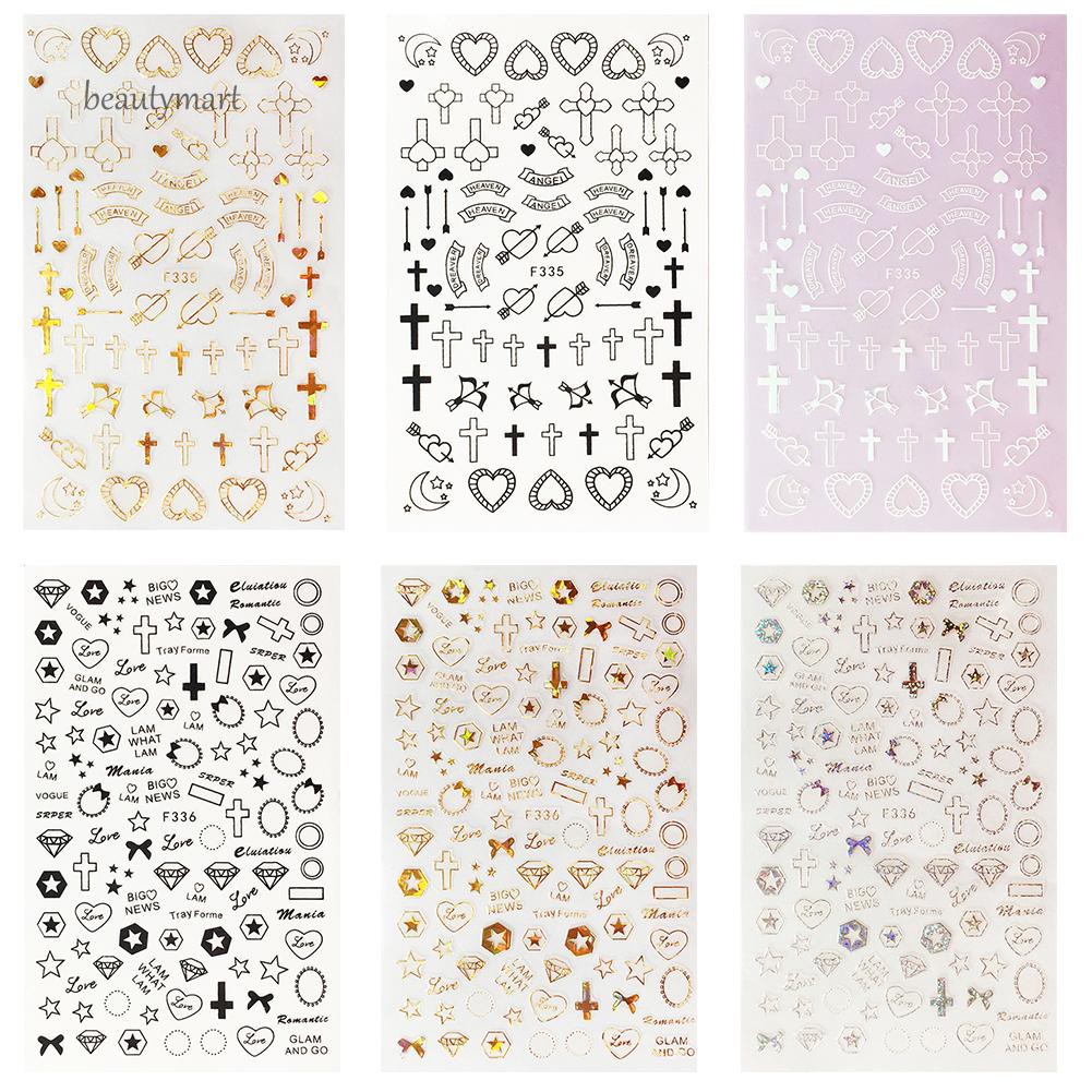 Miếng Dán Trang Trí Móng Tay Thời Trang