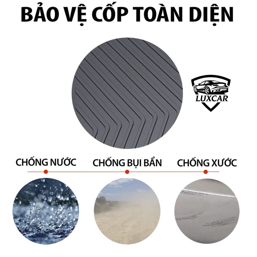 Lót cốp ô tô PEUGEOT 3008 đời 2016-2019, chất liệu nhựa dẻo TPO cao cấp LUXCAR
