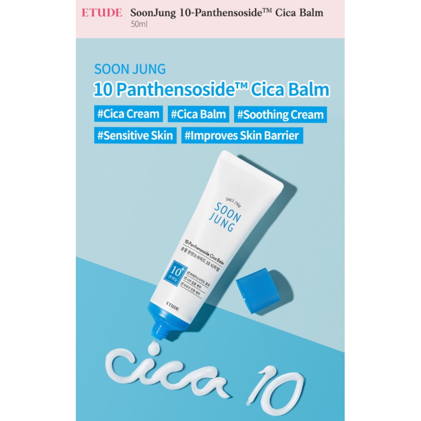 ETUDE HOUSE SoonJung 10-Panthensoside Cica Balm 50ml [sunflower1968] chính  hãng 518,000đ