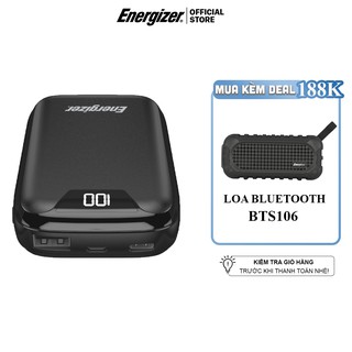 Sạc dự phòng Energizer 10,000mAh  UE10042 - Thiết Kế Siêu Gọn Nhẹ - Hàng Chính Hãng, Bảo Hành 2 Năm 1 Đổi 1