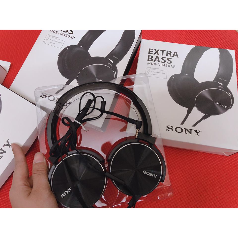 Tai Nghe Sony Extra Bass MDR- XB450AP Bass Sâu Và Chắc