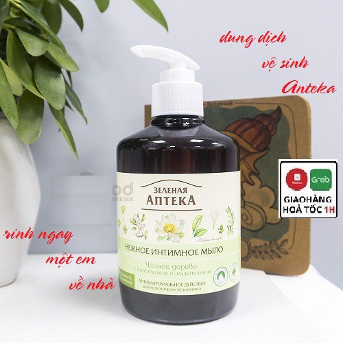 Dung dịch vệ sinh Apteka Nga [CHÍNH HÃNG] 3 MÙI 370ml - Dạng Gel - Cho cô bé thêm khỏe mạnh