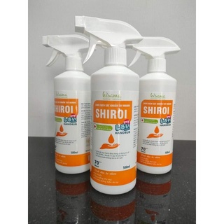 Dung dịch sát khuẩn tay nhanh SHIROI. Xịt kháng khuẩn tinh dầu tự nhiên
