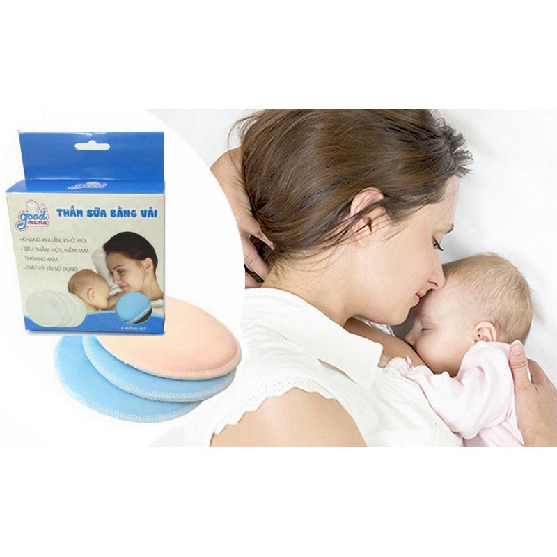 Miếng lót thấm sữa bằng vải 8 miếng