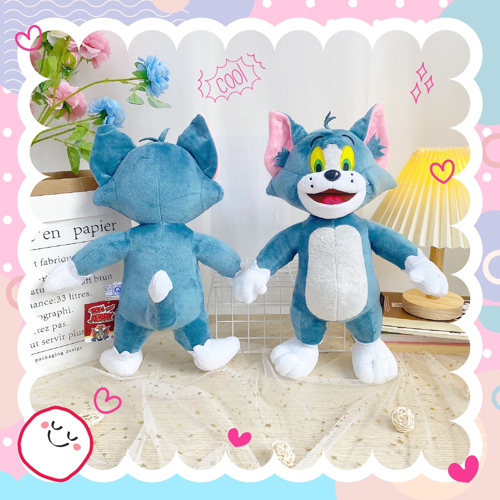 Gấu Bông Mèo Tom Cho Bé Trong Phim Hoạt Hình Tom &amp; Jerry Cao Cấp Memon