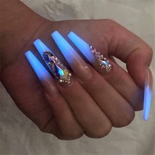 Sơn Móng Tay 12 Màu Dạ Quang Không Độc Hại