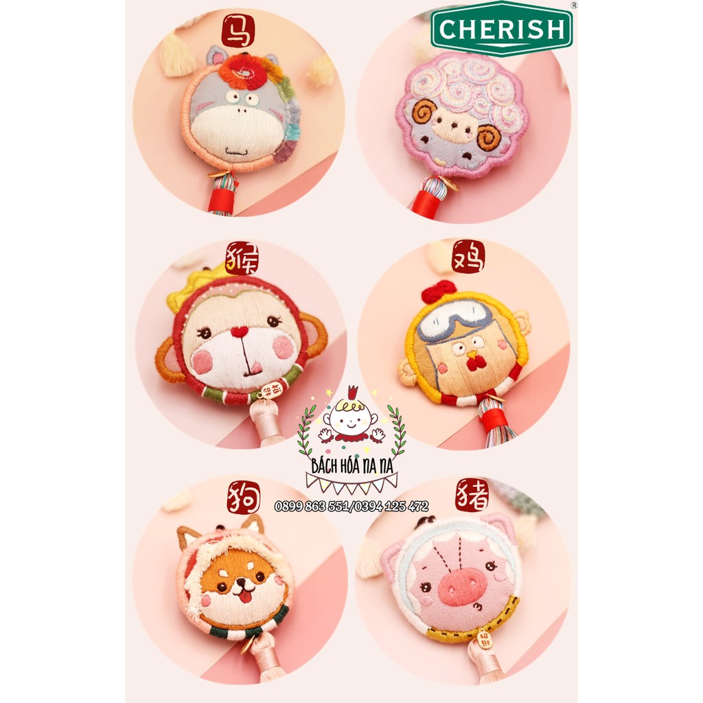 DIY Bộ Kit Cần thêu tay Phụ Kiện Làm Đồ Trang Trí Xe Ô Tô túi nước hoa Trang trí treo Truy cập, dây chuyền điện thoại