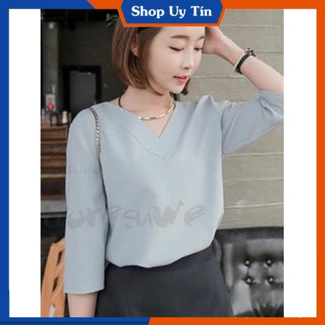 [Hàng Cao Cấp] -  Áo cổ tim Lyli | BigBuy360 - bigbuy360.vn