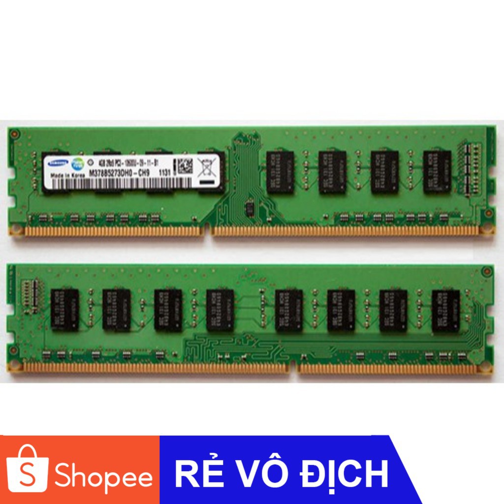 RAM Samsung DDR3 4GB Buss 1333/1600 ( Máy tính để bàn )  FREESHIP  Hàng đồng bộ nhập khẩu chất lượng cao