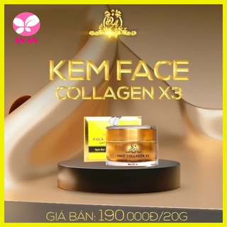 Kem face collagen x3 đông anh - mẫu mới 2021
