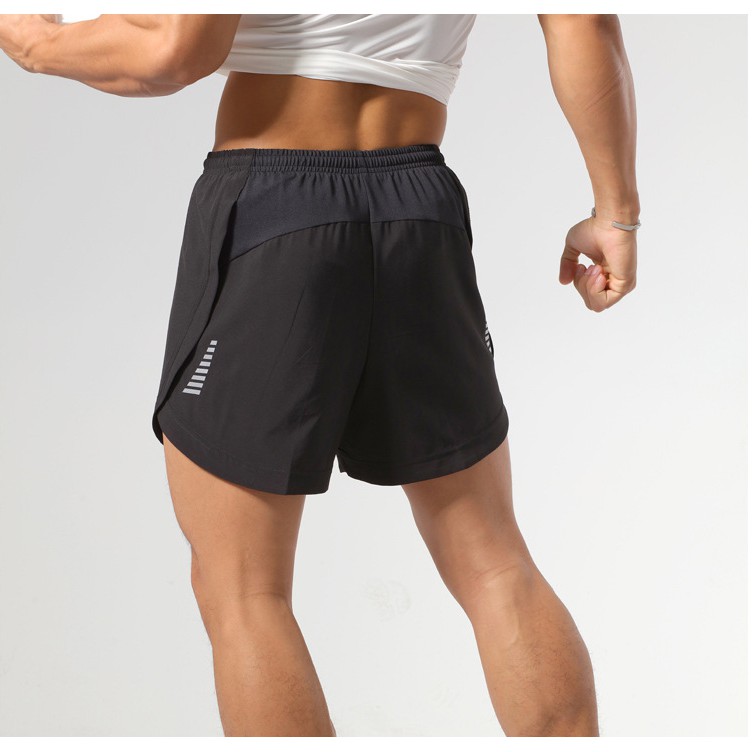 Quần thể thao nam 2 lớp, quần tập gym, quần chạy bộ MK04