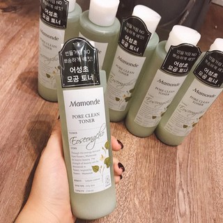 TONER MAMONDE DIẾP CÁ CHO DA DẦU, MỤN, LỖ CHÂN LÔNG TO