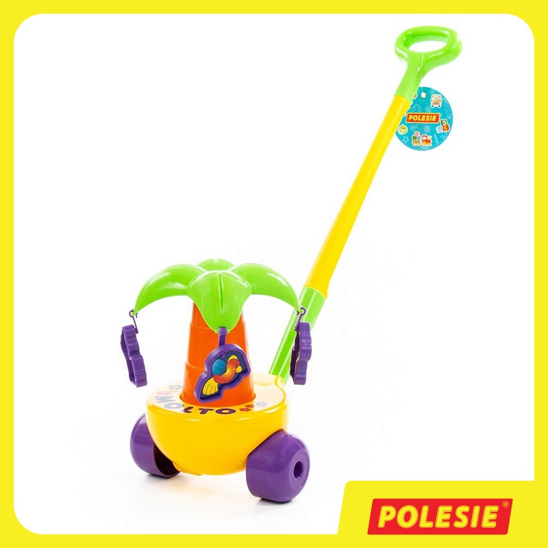 Đồ Chơi Xe Đẩy Cây Cọ Giúp Bé Thích Thú Tập Đi, Nhựa Nguyên Sinh Nhập Khẩu Châu Âu CHÍNH HÃNG POLESIE 7918
