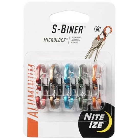 Nite Ize S-Biner Microlock Khóa nhôm Biners -Mỹ