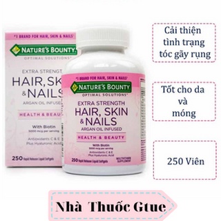 Viên Uống Collagen Đẹp Da Nature's Bounty Hair Skin Nail 250 Viên Cosin Store