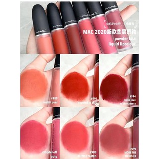 Son Kem Lì MAC  💄 FREESHIP 💄 Nhập Mã [RoseMac] để được giảm 20k + Son Mac Powder Kiss Liquid Lipcolour [ Mẫu mới 2020]