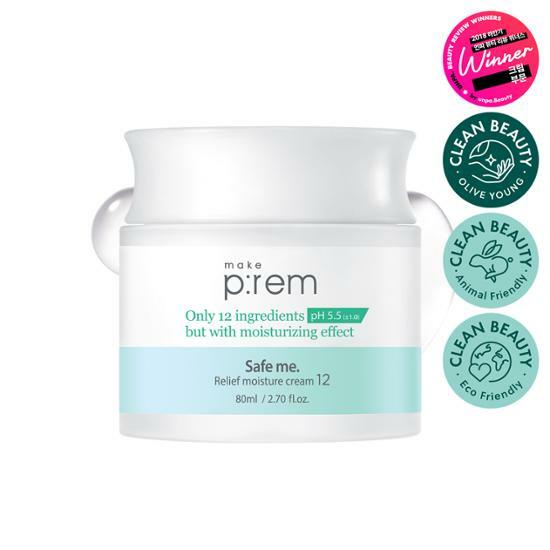 Kem Dưỡng Ẩm 12 80ml MAKE PREM Safe Me