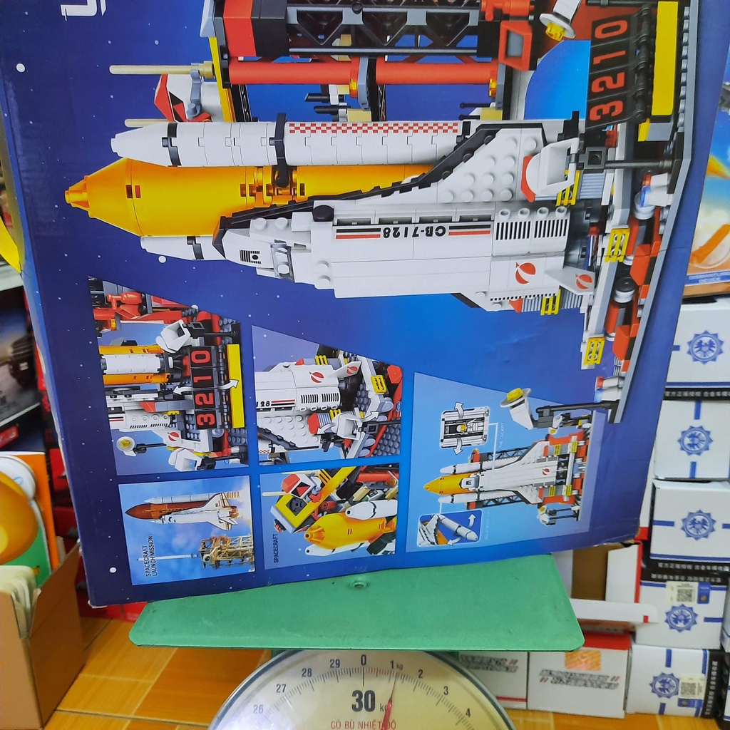 Mô hình lắp ghép lego trạm phóng vũ trụ gồm 860 chi tiết đồ chơi trẻ em MS-7128
