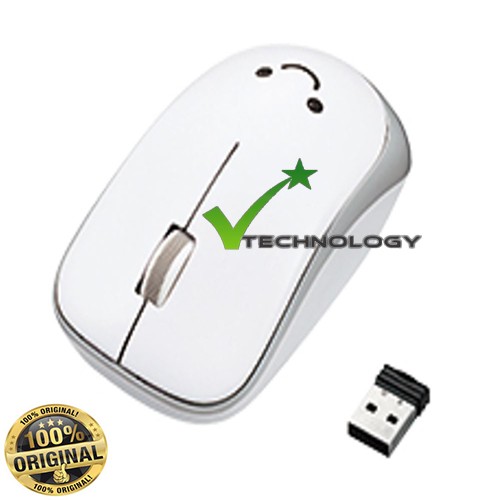 [CHÍNH HÃNG] Chuột không dây kèm pin Elecom M-IR07DR (Trắng) - Bảo hành 06 tháng