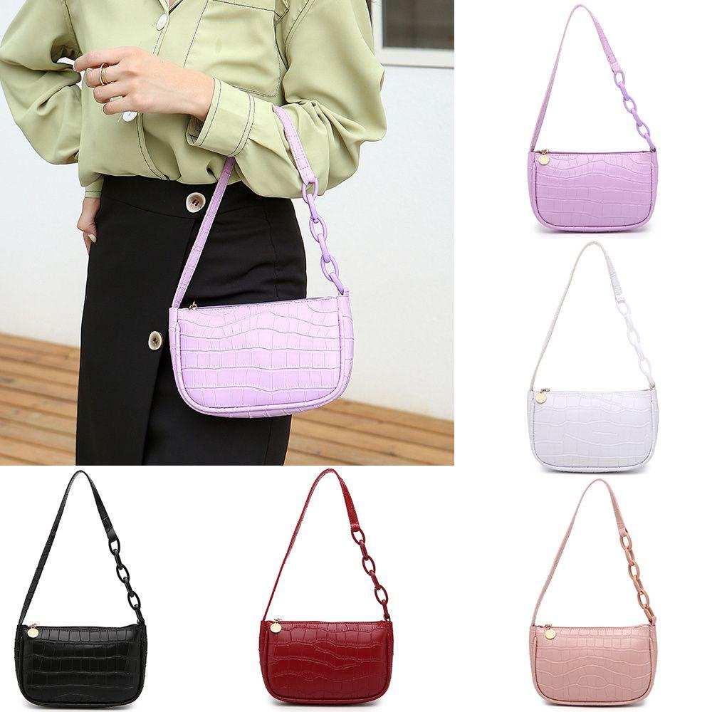 PATH Túi Xách Nữ Da PU &amp; Nylon Có Dây Kéo Cổ Điển
