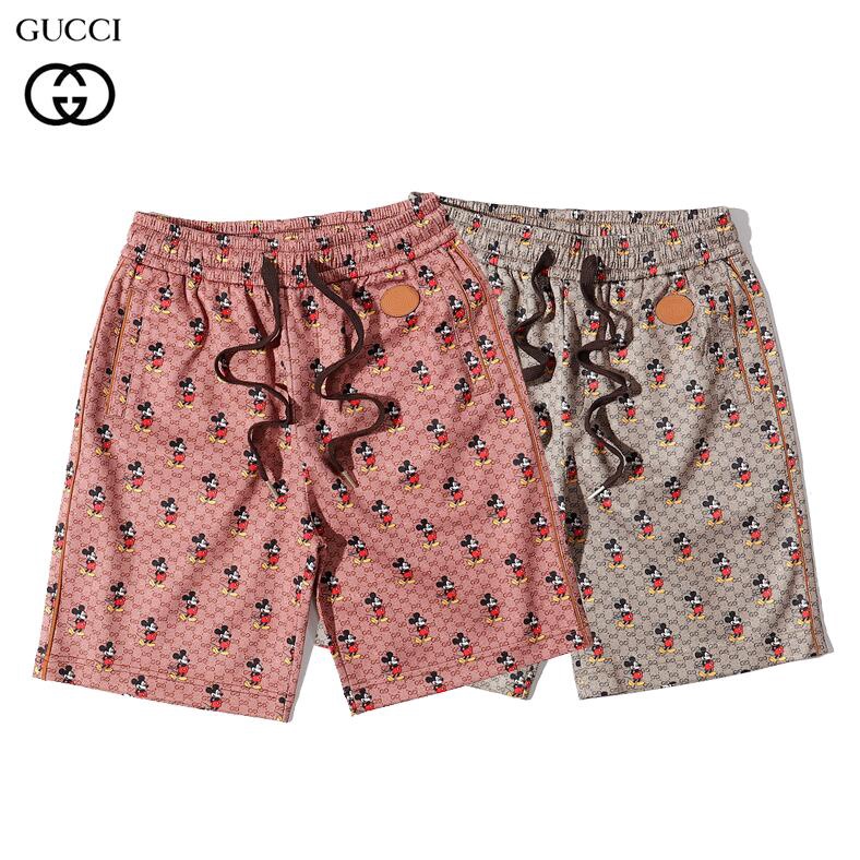 Quần short Gucci bằng cotton in họa tiết sành điệu cho unisex