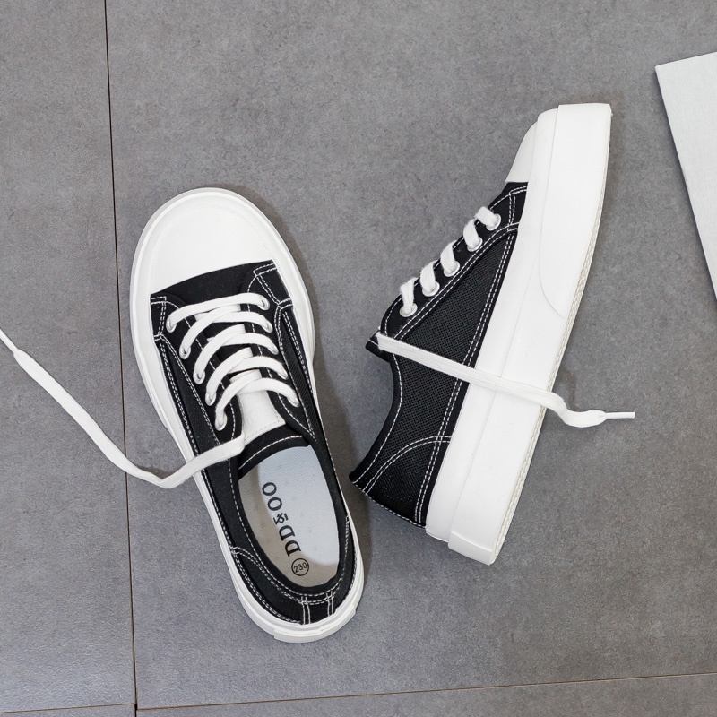 Giày thể thao lưới DD&OO  đế dày 5cm, đi hè siêu êm siêu thoáng