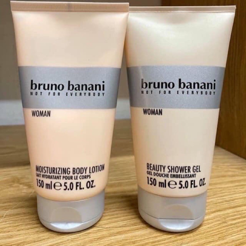 SỮA TẮM VÀ DƯỠNG THỂ HƯƠNG NƯỚC HOA CAO CẤP  BRUNO BANANI 150ML- Đức
