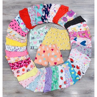 Quần cotton bozip hình cho bé