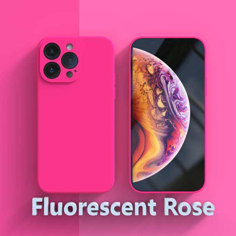 Ốp Điện Thoại Silicon Vuông Bảo Vệ Ống Kính Máy Ảnh Toàn Diện Cho iPhone 13 14 Pro Max Plus 14 13