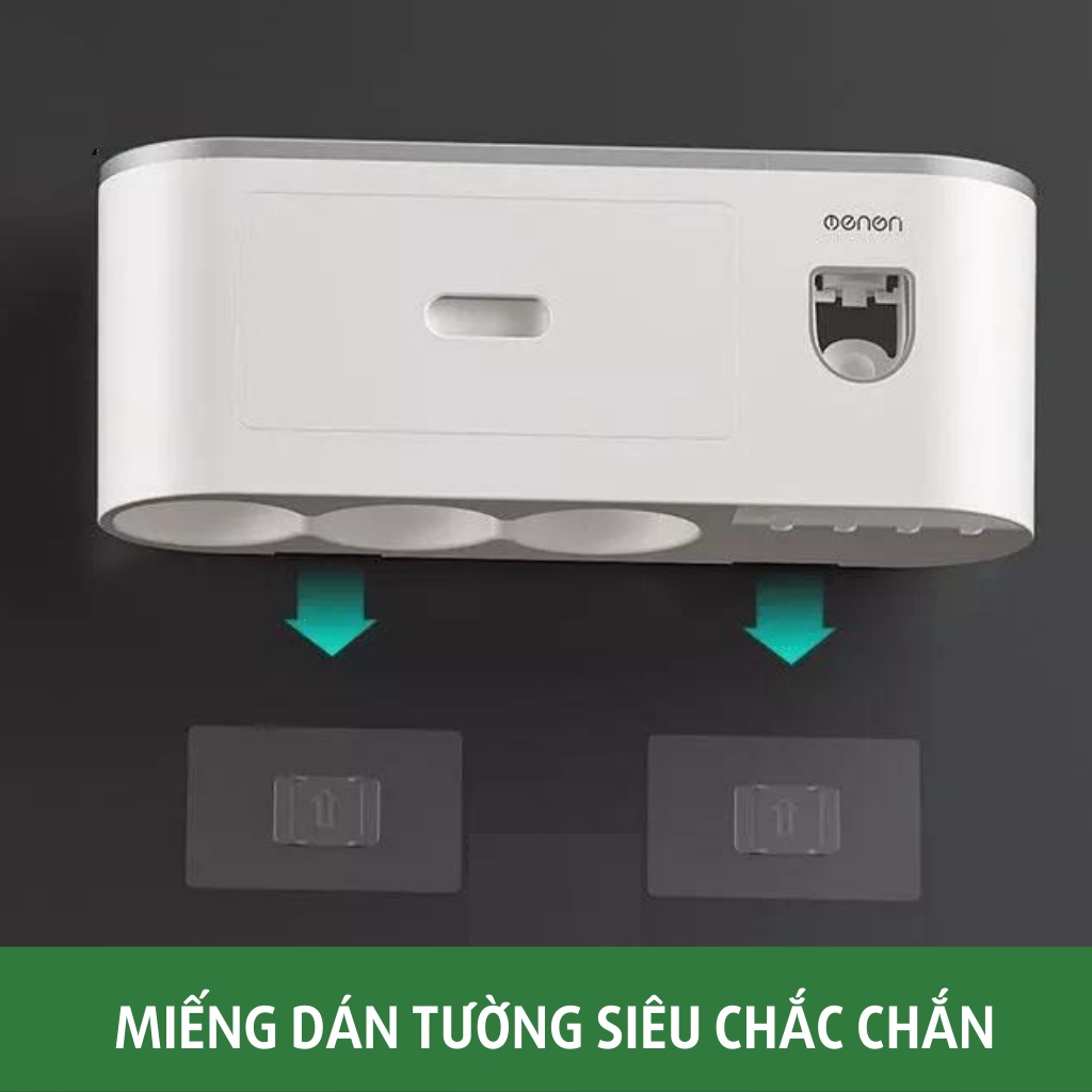 Bộ nhả kem đánh răng tự động OENON kèm cốc kệ phòng tắm thông minh