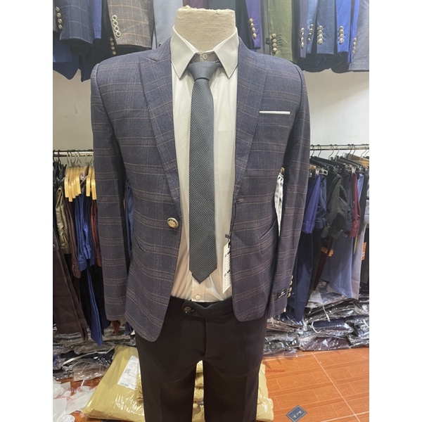 [Siêu sale 12-12] Áo vest kẻ cao cấp sale chỉ với giá 229k,suit cao cấp thời trang | BigBuy360 - bigbuy360.vn