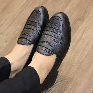 Giày lười nam da bò gl-01